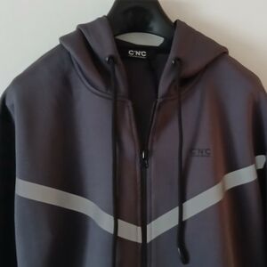 NWT, C'N'C Costume National Full Zip Hoodie/ Jacket Size Large, Size Large